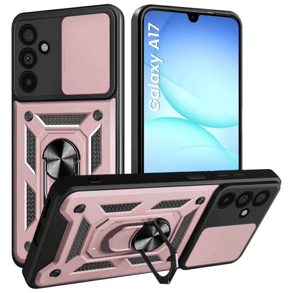 Techsuit - CamShield Series - Samsung Galaxy A17 5G / A17 4G / M17 / F17 - Rose Gold