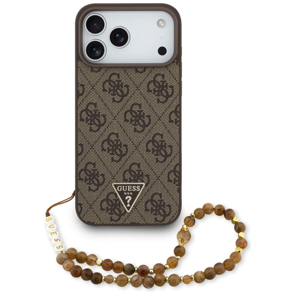Husa de protectie Guess compatibil cu iPhone 17 Pro Max, Maro