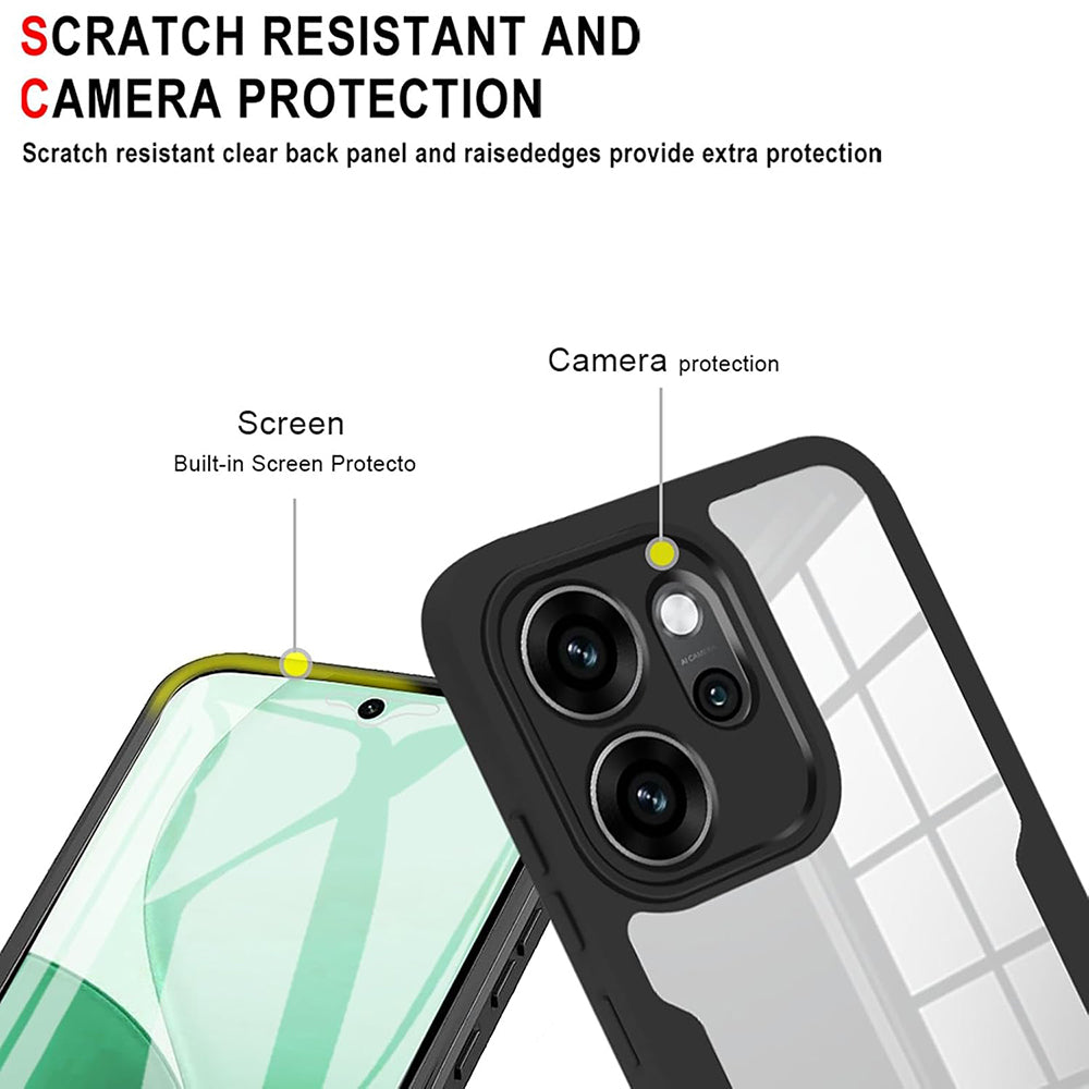 Techsuit - ColorVerse 360 Series + Screen Protector - Oppo Reno14 F / Reno14 FS 5G - Blue