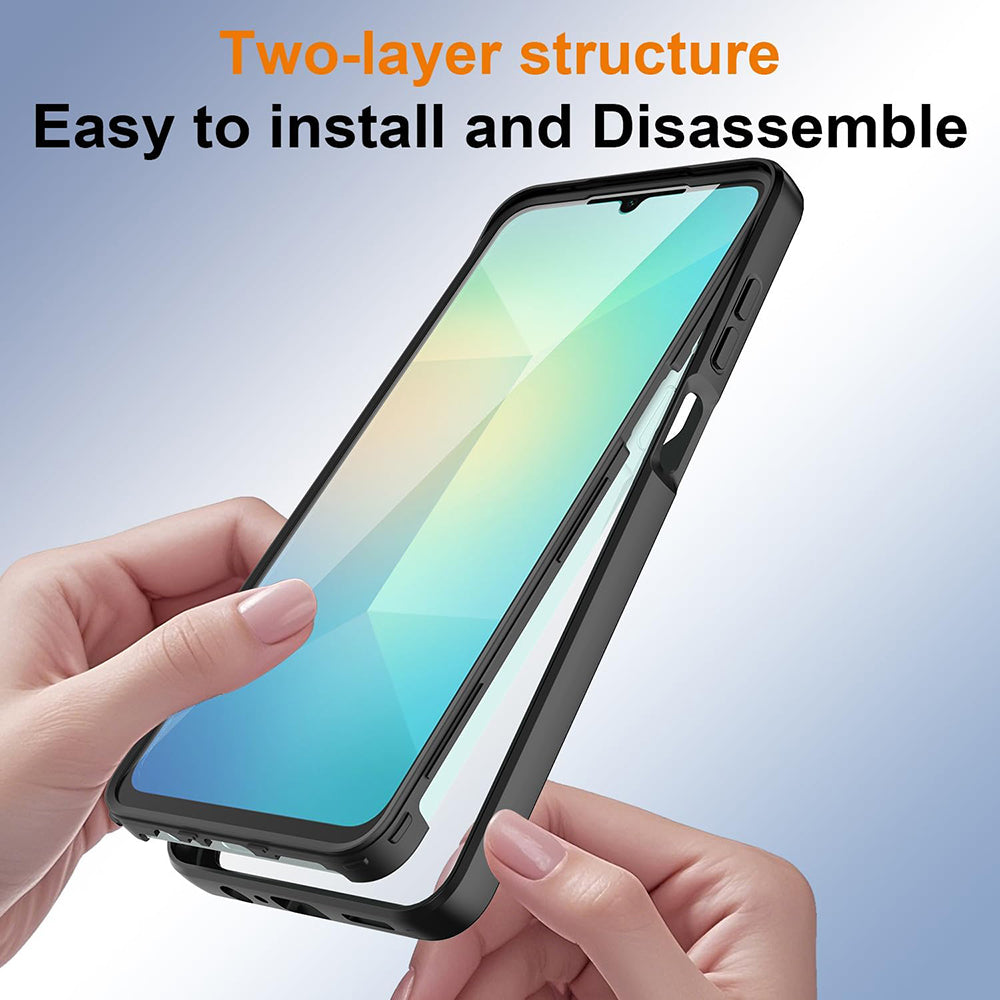 Techsuit - ColorVerse 360 Series + Screen Protector - Samsung Galaxy A07 4G - Black