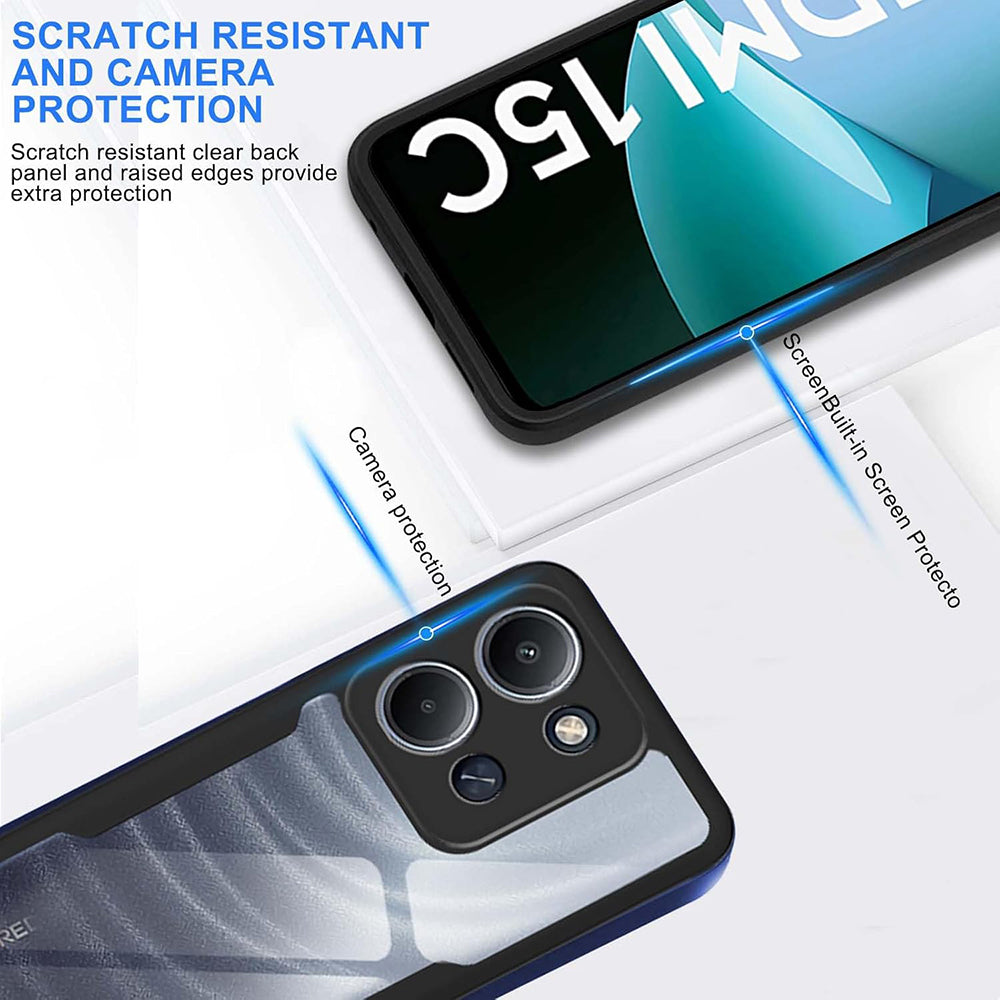 Techsuit - ColorVerse 360 Series + Screen Protector - Xiaomi Redmi 15C 4G / Redmi 15C 5G - Black