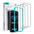 ESR Folie de protectie ESR Tempered Glass (set de 3) compatibil cu iPhone 17 Pro, Negru