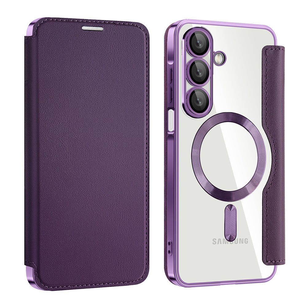 Techsuit - SmartMag Book Case - Samsung Galaxy A17 5G / A17 4G / M17 / F17 - Purple