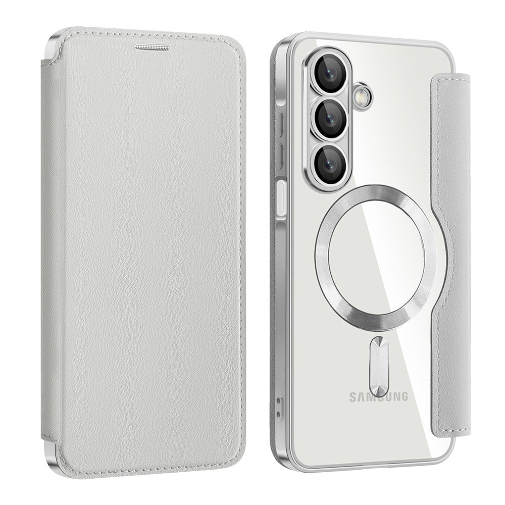 Techsuit - SmartMag Book Case - Samsung Galaxy A17 5G / A17 4G / M17 / F17 - Gray