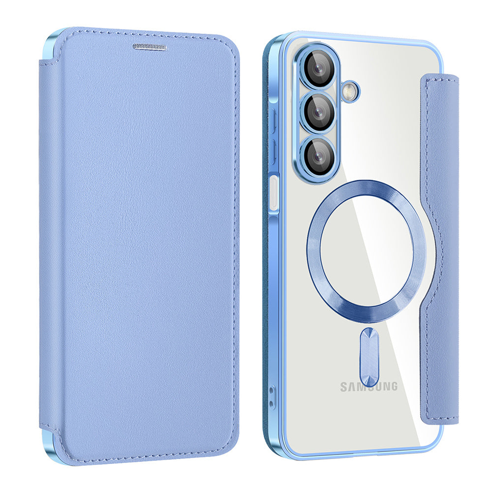 Techsuit - SmartMag Book Case - Samsung Galaxy A17 5G / A17 4G / M17 / F17 - Light Blue