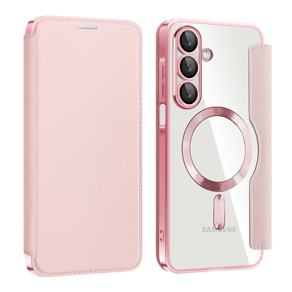 Techsuit - SmartMag Book Case - Samsung Galaxy A17 5G / A17 4G / M17 / F17 - Pink