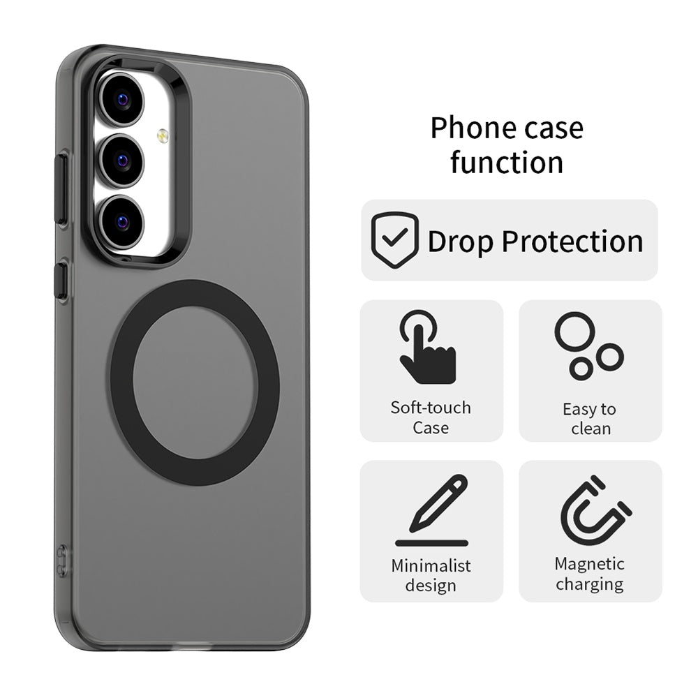 TechSuit Husa de protectie Techsuit CandyCase MagSafe compatibil cu Samsung Galaxy S25 FE, Negru – imagine 3