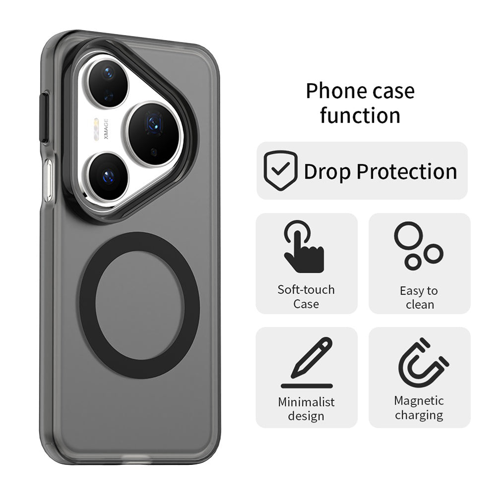 Husa pentru Huawei Pura 80 Pro - Techsuit CandyCase MagSafe - Black