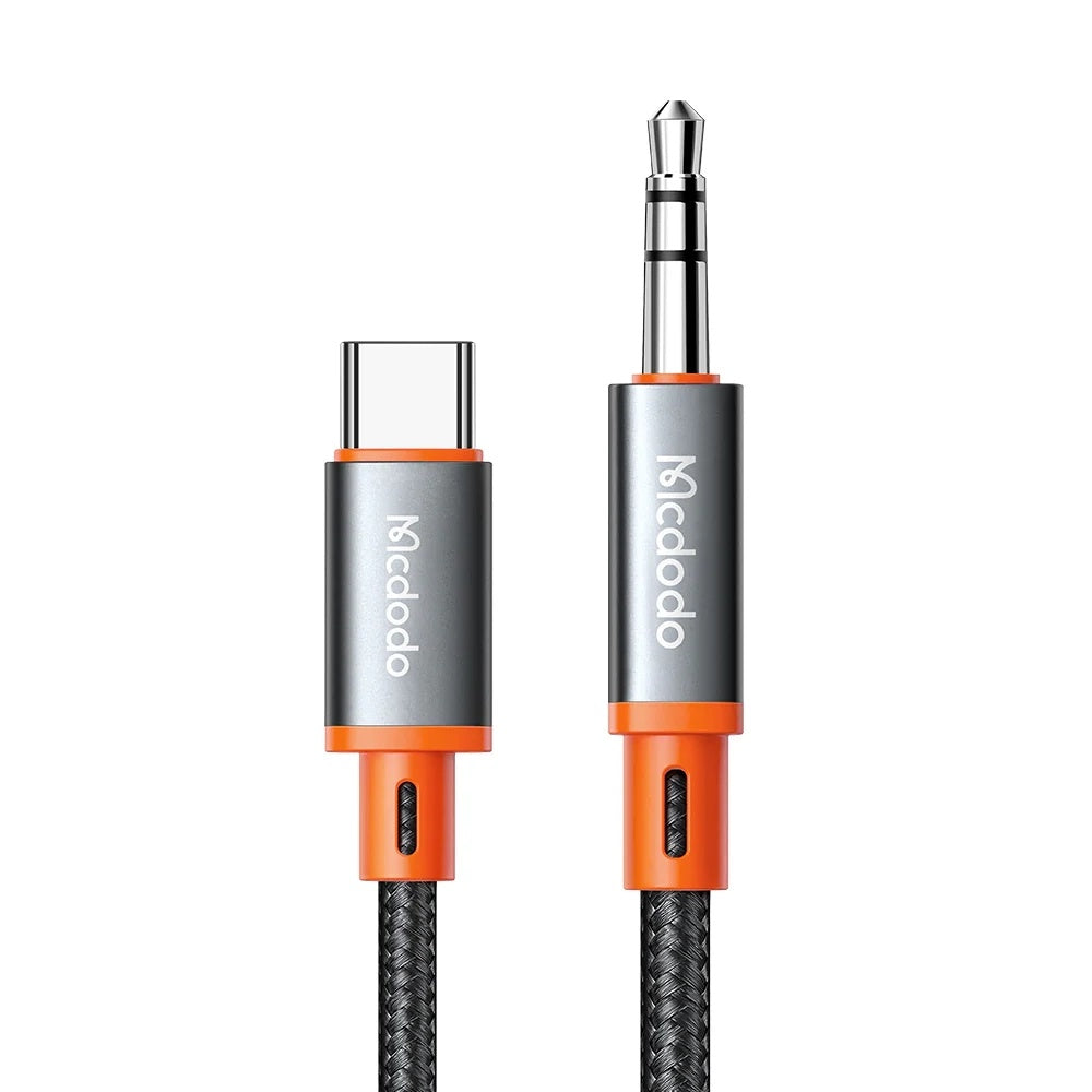 Cablu Mcdodo Castle (CA-0820), Type-C la Jack 3.5mm, 1.2m, Negru