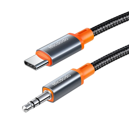 Cablu Mcdodo Castle (CA-0820), Type-C la Jack 3.5mm, 1.2m, Negru