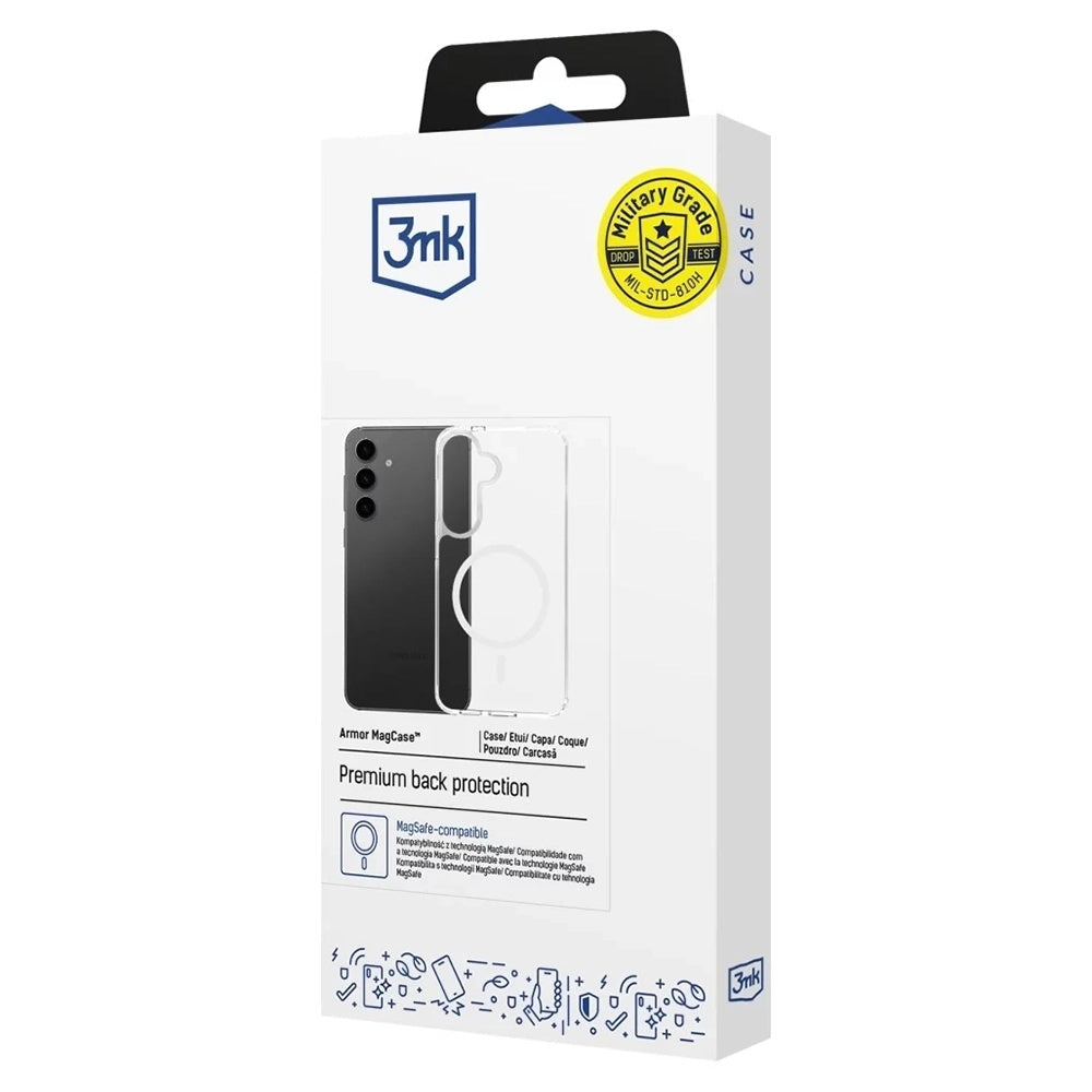 3mk - Armor MagCase - Samsung Galaxy S25 / S24 - Transparent