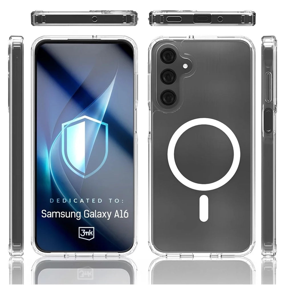 3mk Husa de protectie 3mk Armor MagCase compatibil cu Samsung Galaxy A16 4G / A16 5G, Transparent – imagine 3