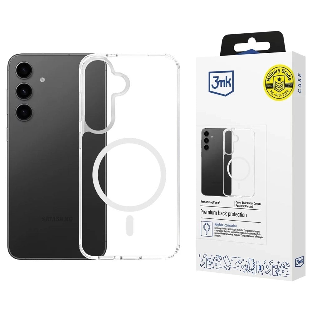 3mk Husa de protectie 3mk Armor MagCase compatibil cu Samsung Galaxy A16 4G / A16 5G, Transparent