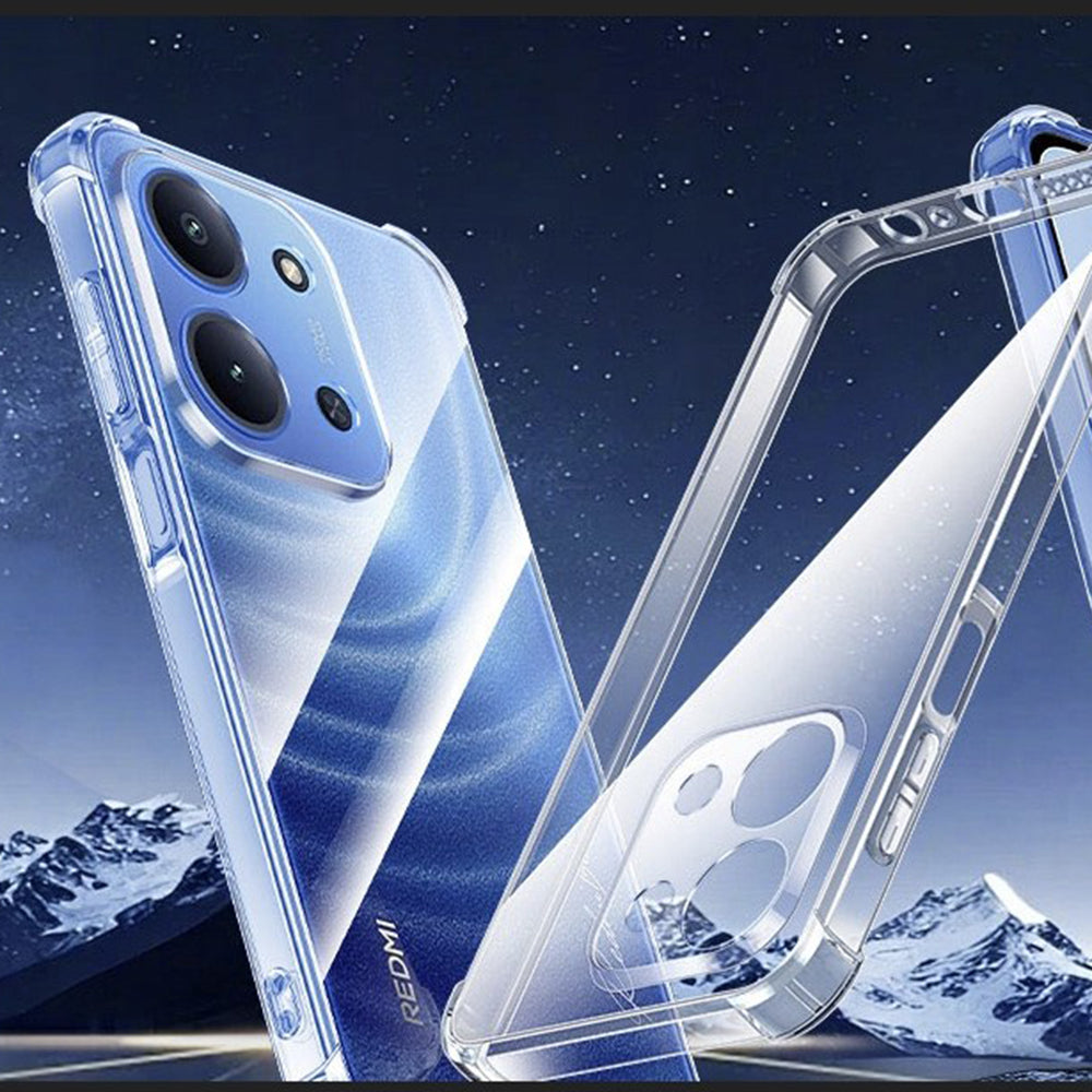 Techsuit - Shockproof Clear Silicone - Xiaomi Redmi 15C 4G / Redmi 15C 5G - Clear