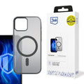 3mk Husa de protectie 3mk Frosty MagCase compatibil cu iPhone 15, Negru
