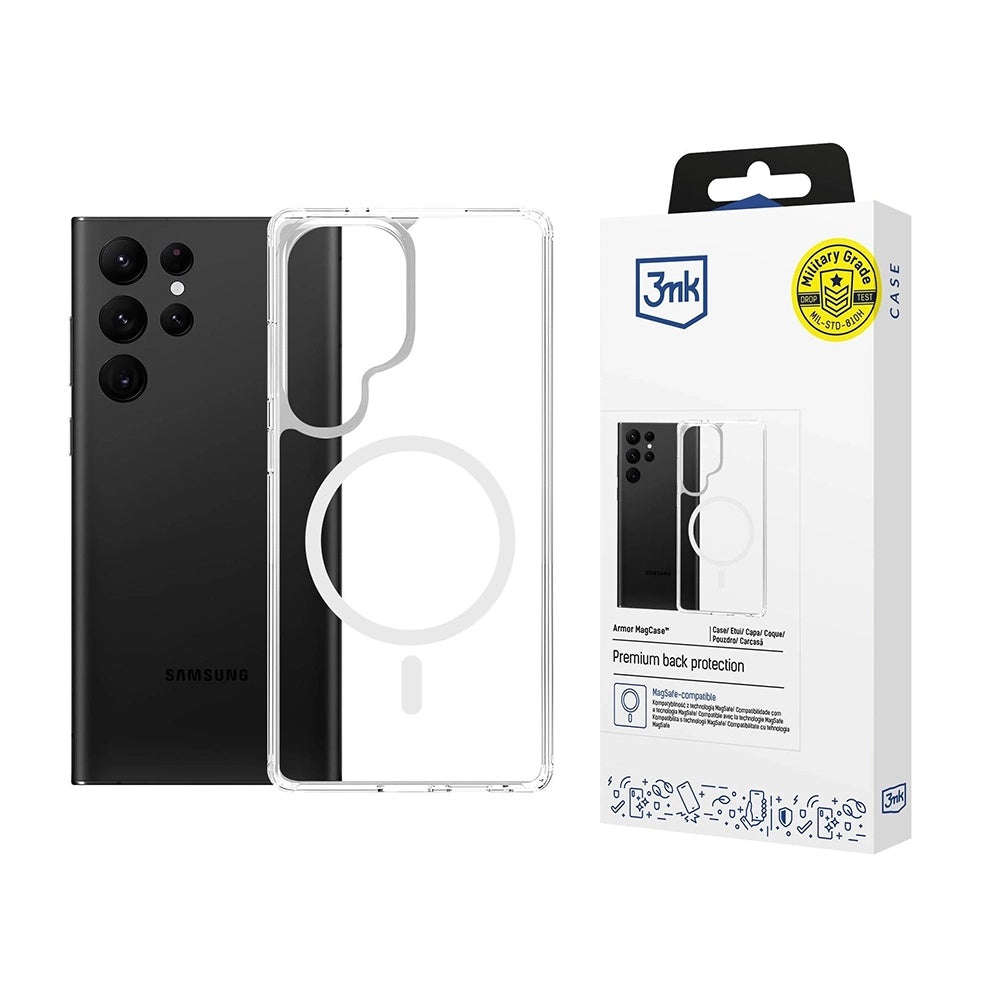 3mk - Armor MagCase - Samsung Galaxy S25 Ultra - Transparent