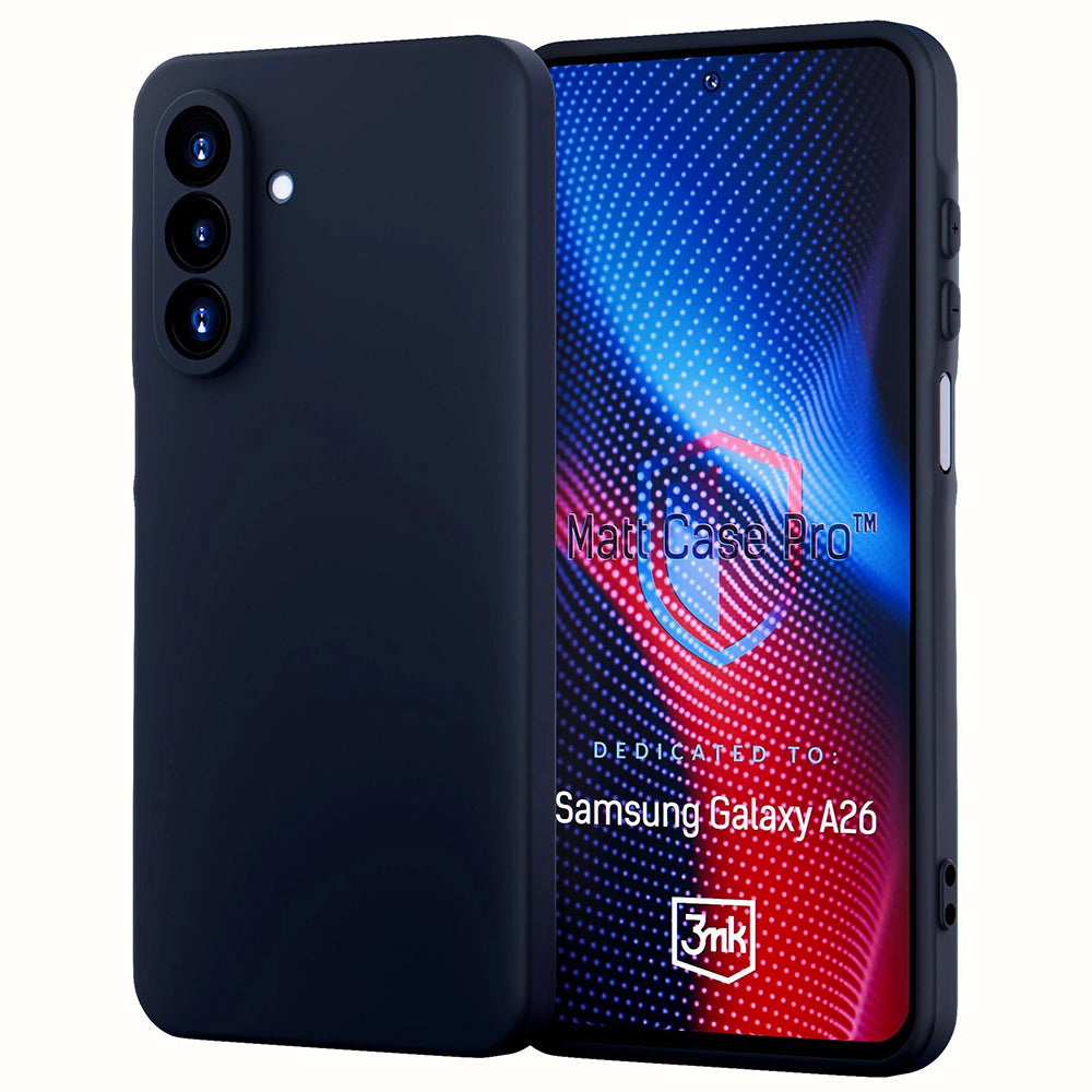 3mk - Matt Case Pro - Samsung Galaxy A26 5G - Black