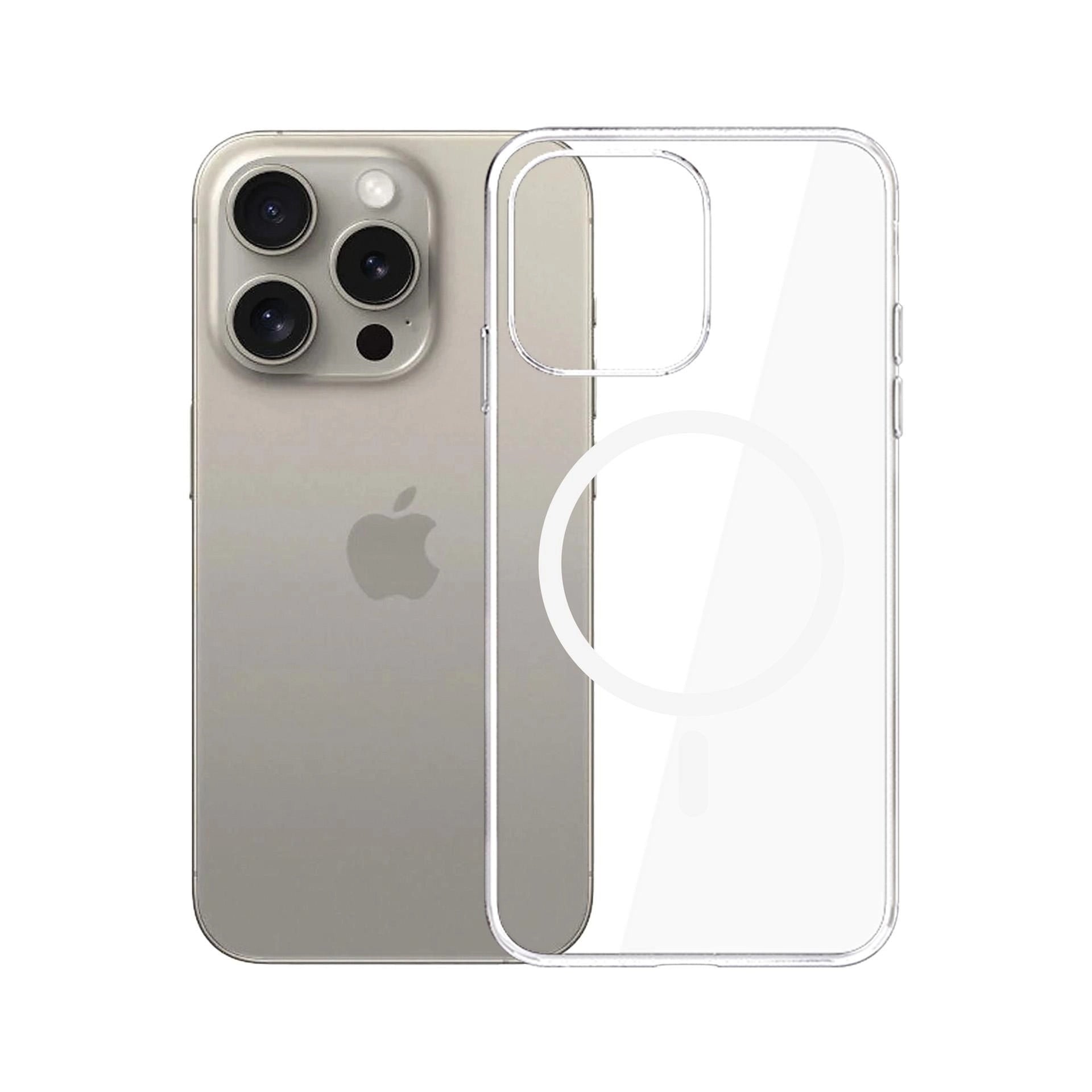 3mk - Clear MagCase - iPhone 15 Pro Max - Transparent