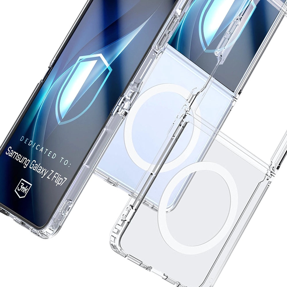 3mk - Armor MagCase - Samsung Galaxy Z Flip7 - Transparent