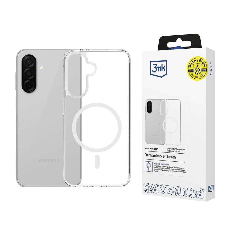 3mk Husa de protectie 3mk Armor MagCase compatibil cu Samsung Galaxy A56 5G / A36 5G, Transparent – imagine 7