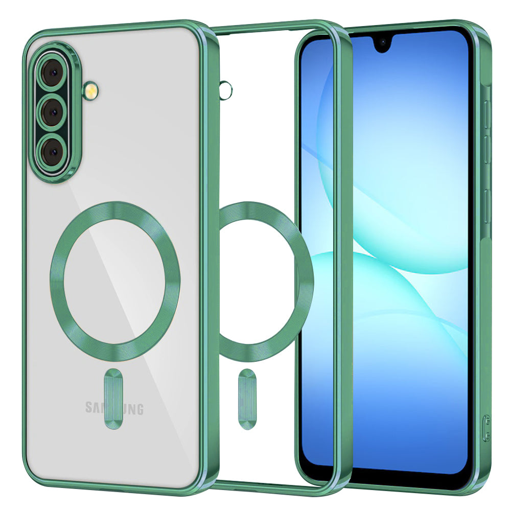 Techsuit - Luxury Crystal MagSafe - Samsung Galaxy A17 5G / A17 4G / M17 / F17 - Light Green