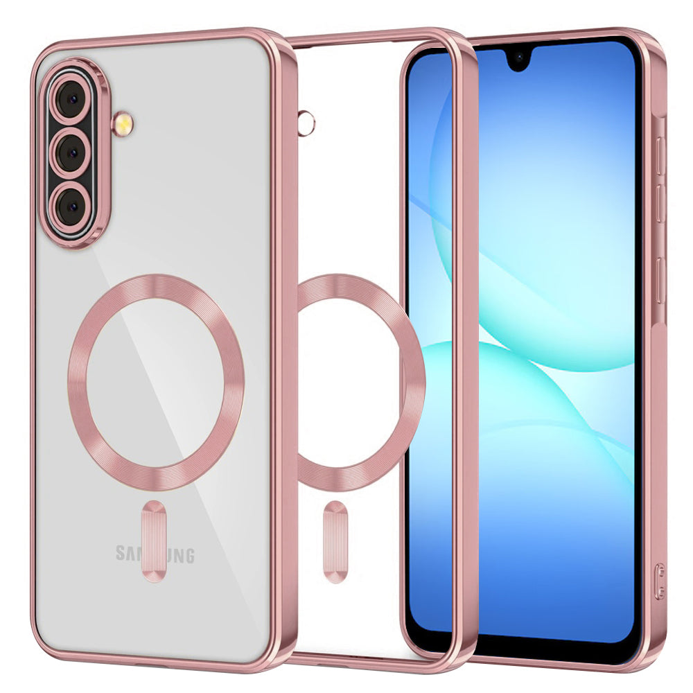 Techsuit - Luxury Crystal MagSafe - Samsung Galaxy A17 5G / A17 4G / M17 / F17 - Pink