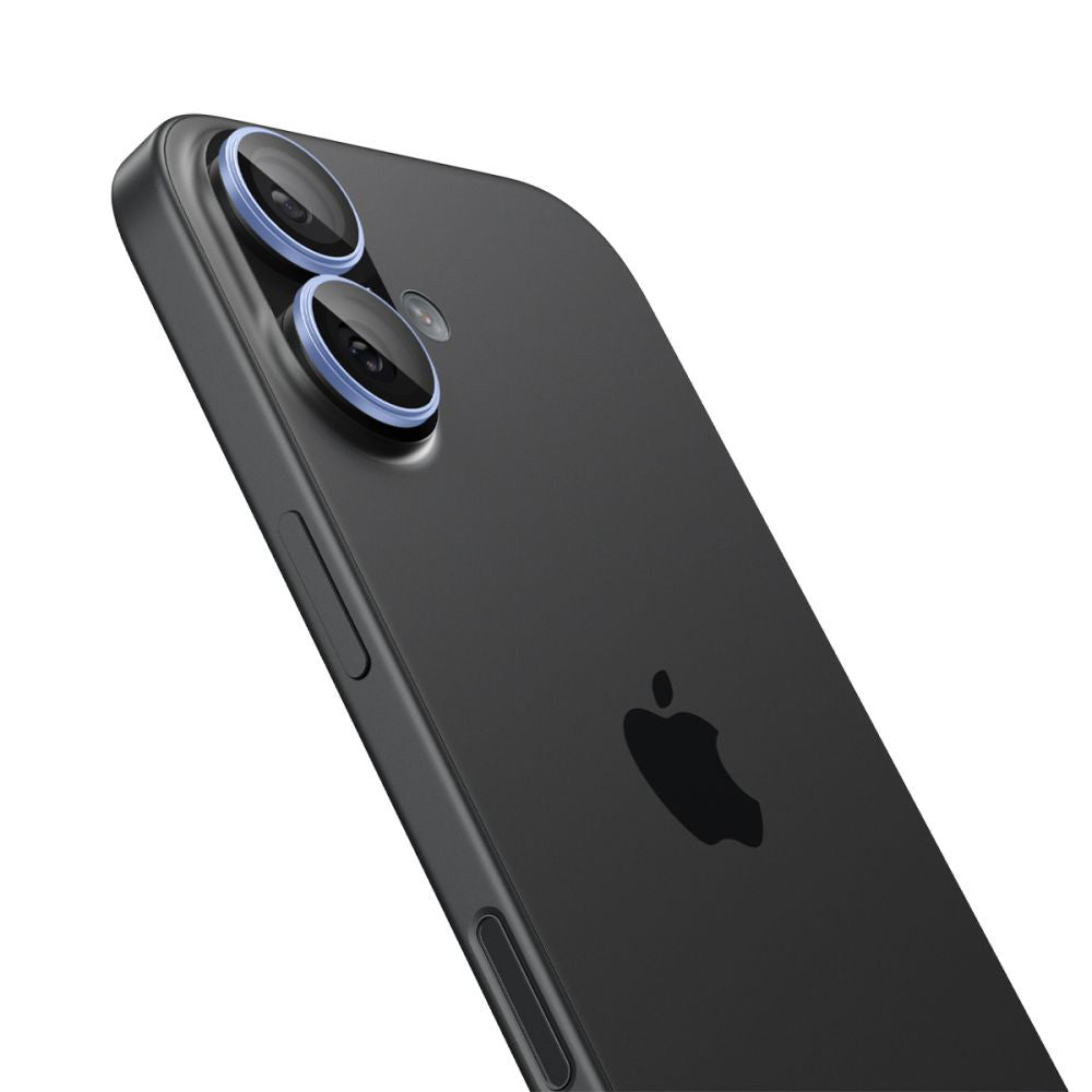 Spigen Folie de protectie Spigen (set de 2) Optik.tR EZ Fit Pro Camera Glass (AGL10129) compatibil cu iPhone 17 / iPhone
