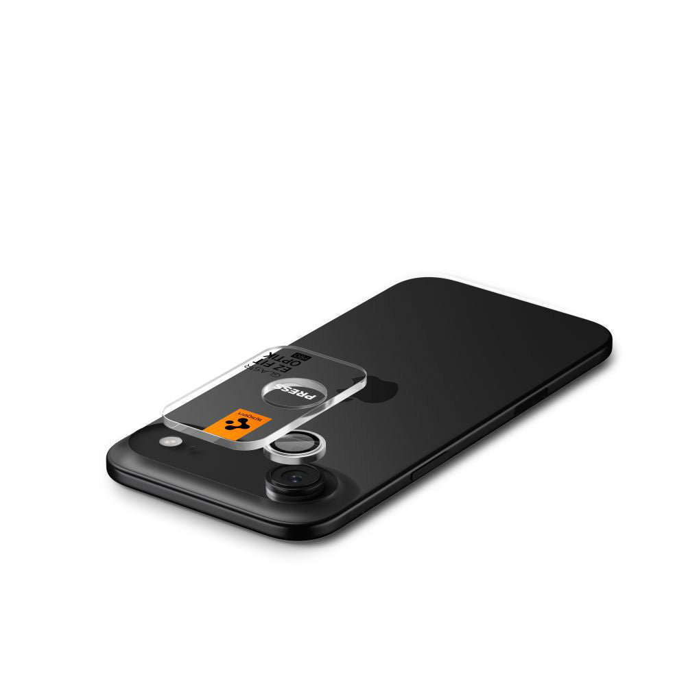 Spigen - (2 pack) Optik.tR EZ Fit Pro Camera Glass (AGL10132) - iPhone 17 Air - Silver