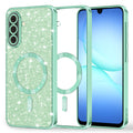 Techsuit - Luxury Glitter MagSafe - Samsung Galaxy A17 5G / A17 4G / M17 / F17 - Light Green