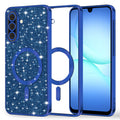 Techsuit - Luxury Glitter MagSafe - Samsung Galaxy A17 5G / A17 4G / M17 / F17 - Deep Blue