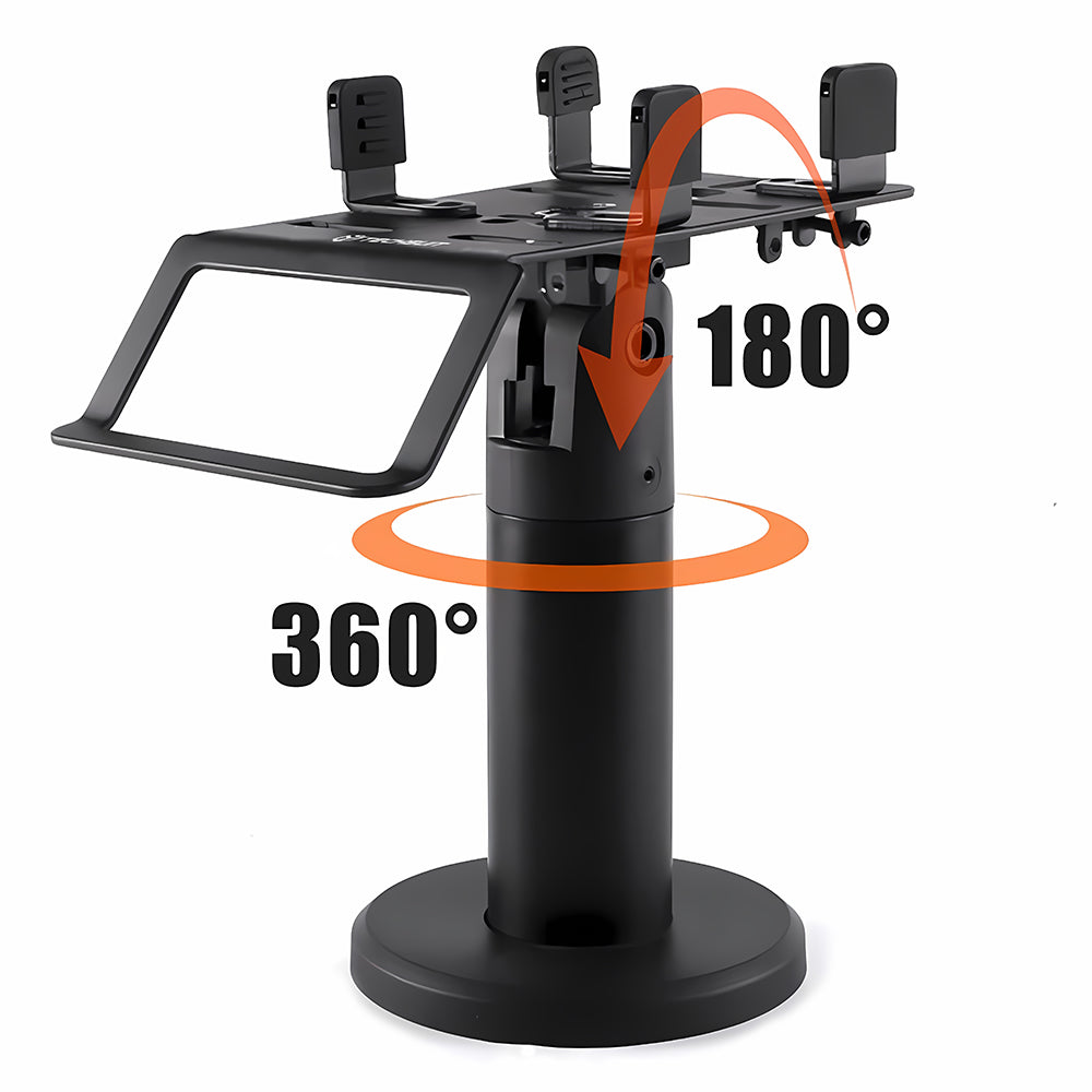 Techsuit - POS Stand PayNest (POS1) - 270° Horizontal Rotation, Tilt up to 30°, Hold Steadily, 3M Adhesive - Black