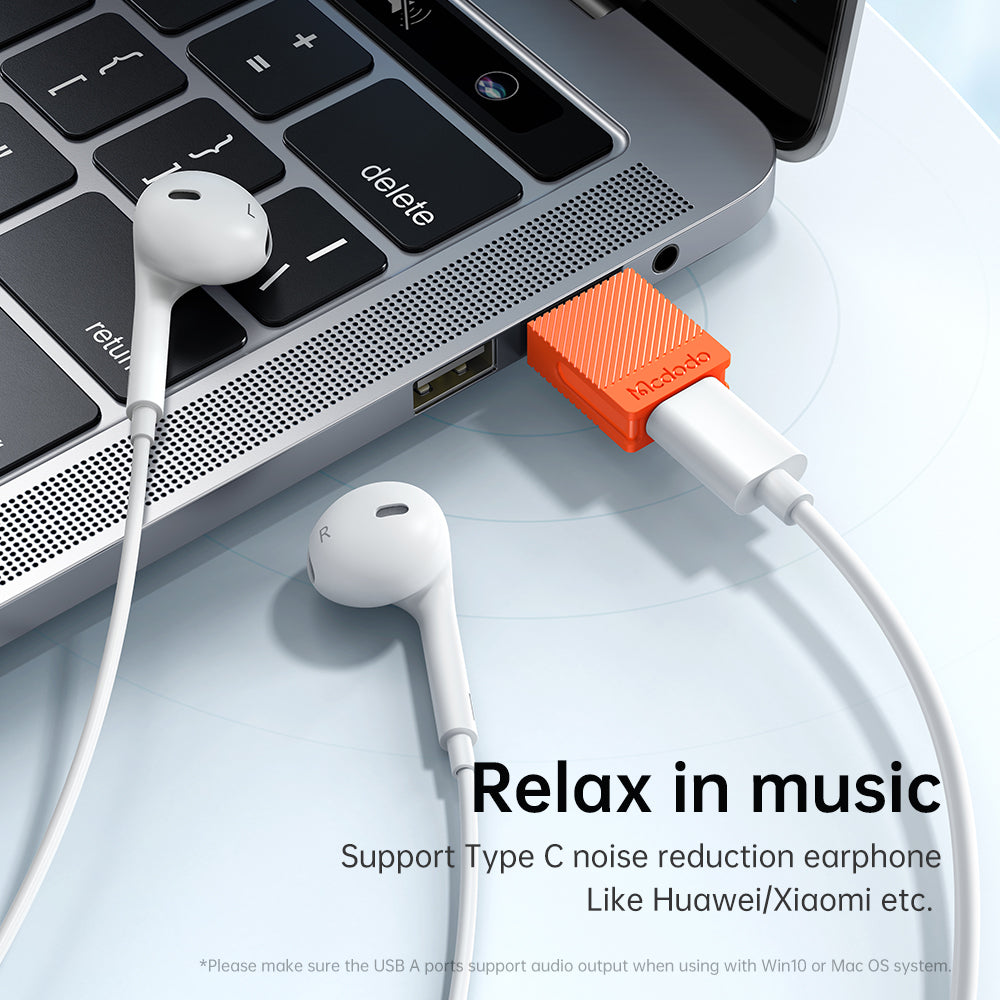 Adaptor Mcdodo OTG (OT-6550), USB-C la USB 3.0, Portocaliu