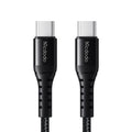 Mcdodo - Data Cable (CA-5641) - Type-C to Type-C, Nylon Braided, Aluminum Alloy, PD60W, 1m - Black