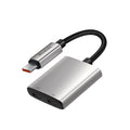 Mcdodo - Audio Adapter Wales Series (CA-5570) - Type-C to Type-C, Aluminum Alloy, Nylon, High Resolution, PD60W, 12.5cm 