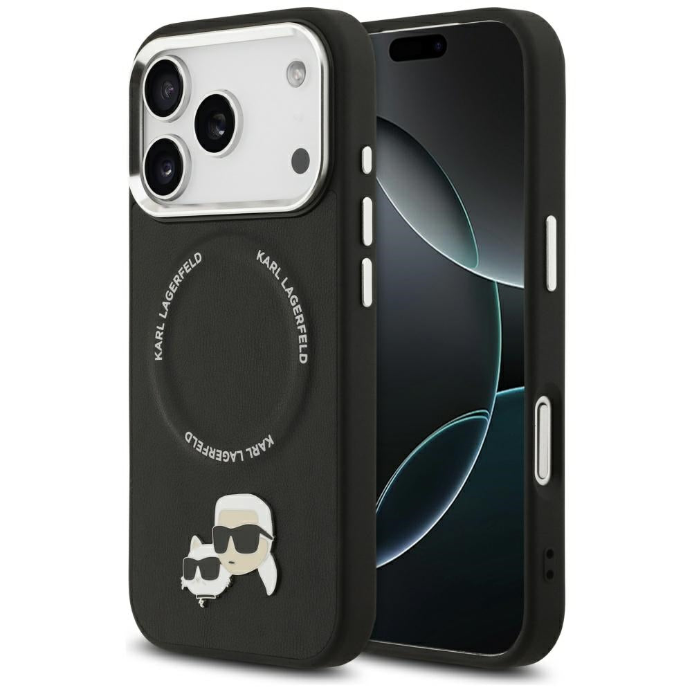 Husa de protectie Karl Lagerfeld compatibil cu iPhone 17 Pro Max, Negru
