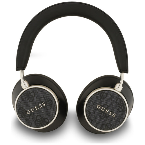 Guess - Wireless Headphones 4G Classic Logo (GUBHC15P4MRSCK) - Bluetooth, ANC, On-ear, Eco Leather - Black