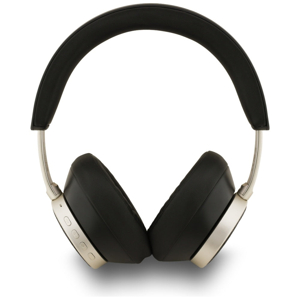 Guess - Wireless Headphones 4G Classic Logo (GUBHC15P4MRSCK) - Bluetooth, ANC, On-ear, Eco Leather - Black