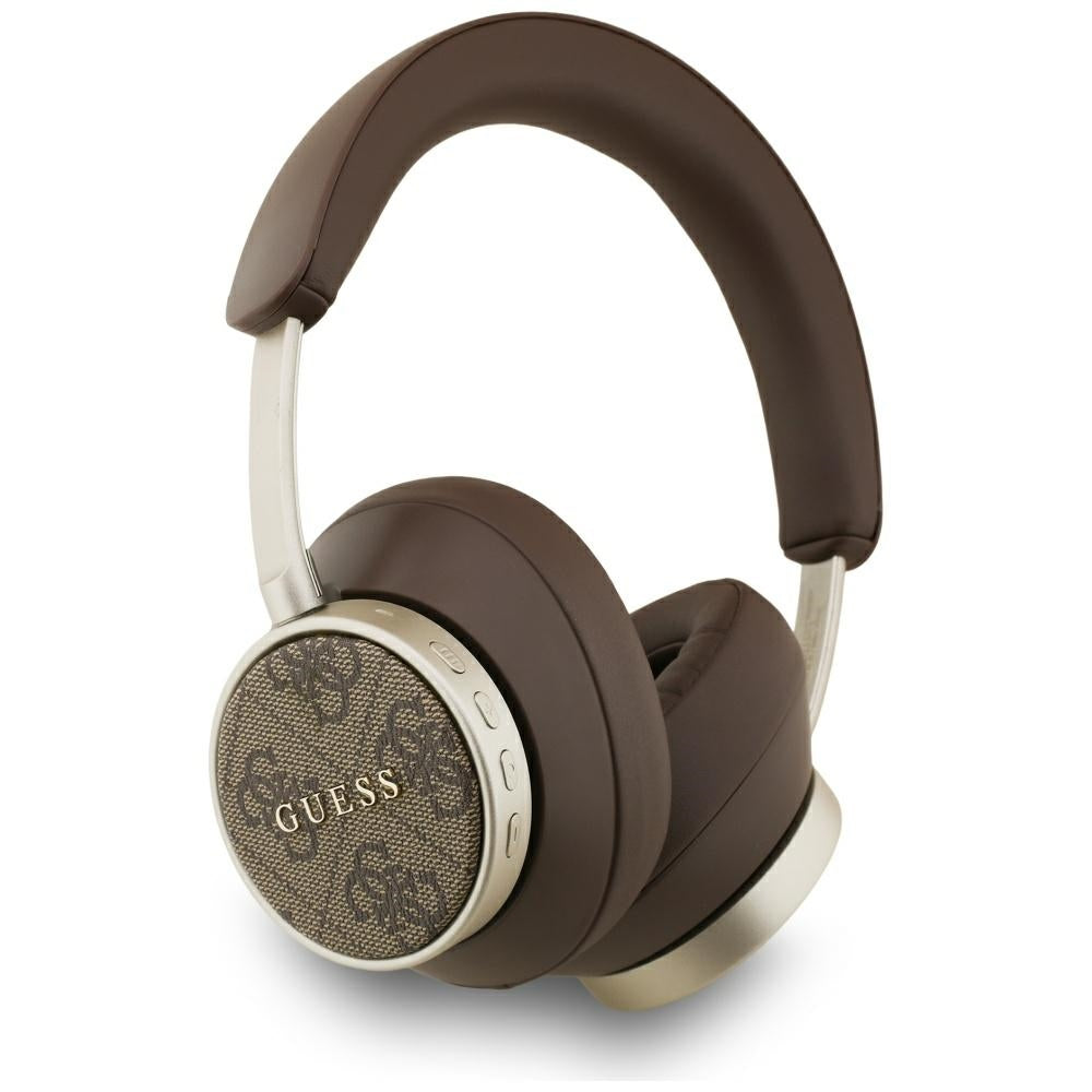 Guess Casti Guess Wireless 4G Classic Logo (GUBHC15P4MRSCW), Bluetooth, ANC, On-ear, Eco Leather, Maro