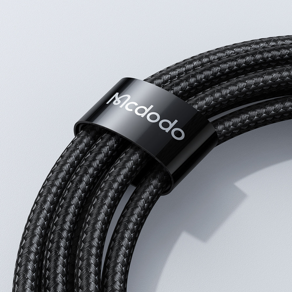 Mcdodo - Data Cable (CA-1070) - USB 2.0 to Micro-USB, with Digital Display, Nylon Braided, Aluminum Alloy, 3A, 1.2m - Bl
