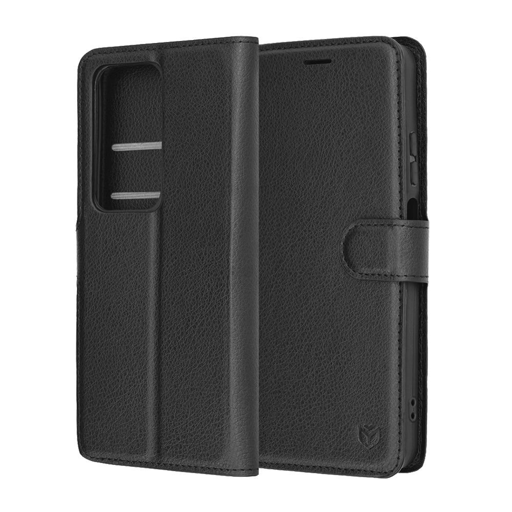 Techsuit - Leather Folio - Oppo A5 4G / A5 5G - Black