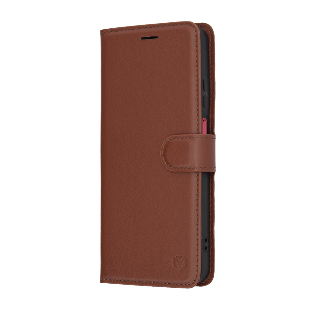 Techsuit - Leather Folio - Motorola Moto G05 / E15 - Brown