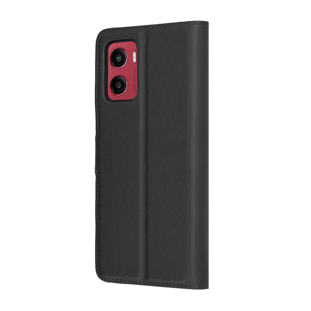 Techsuit - Leather Folio - Motorola Moto G05 / E15 - Black