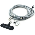Karl Lagerfeld - Data Cable Choupette Charm (KLCCUCNMSCKIG) - Type-C to Type-C, Universal - Grey