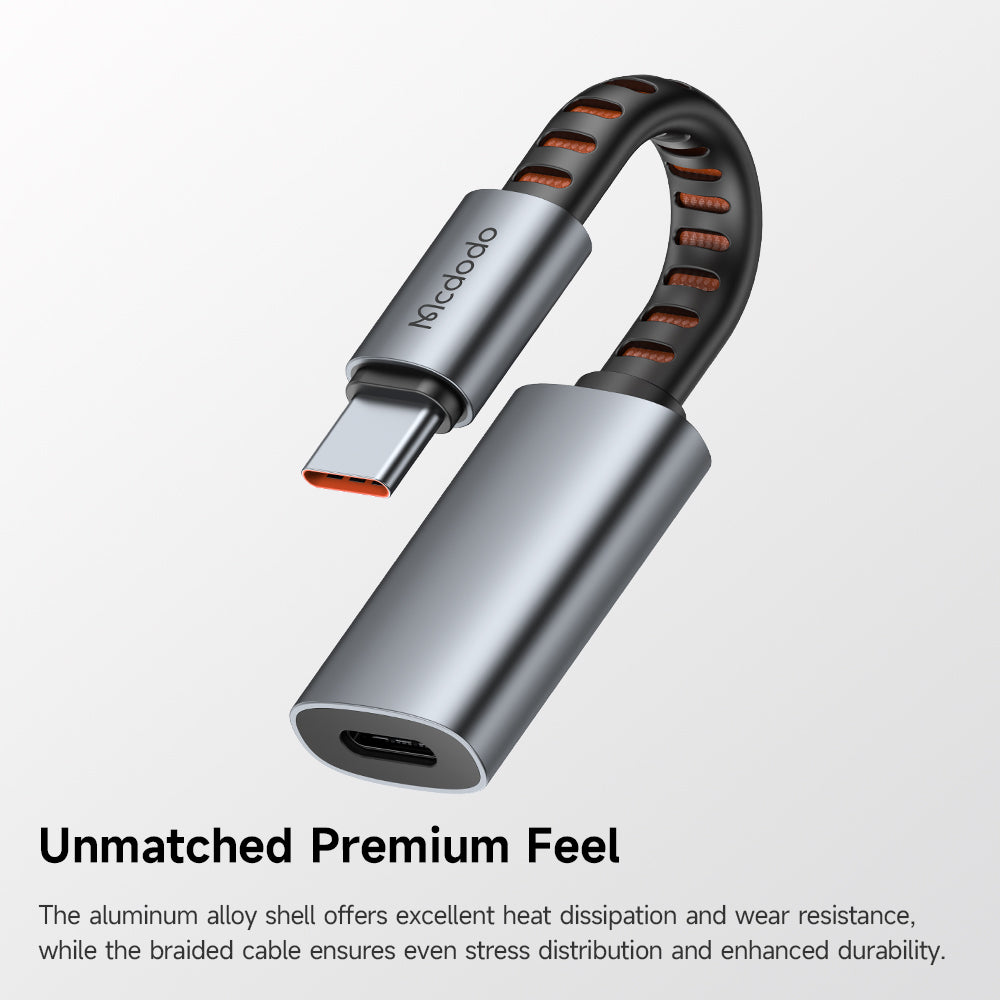 Mcdodo - Audio Adapter (CA-4870) - Lightning to Type-C, 2A, 24W, 480Mbps, OTG, Support Fast Charge, Call Function, 0.1m 
