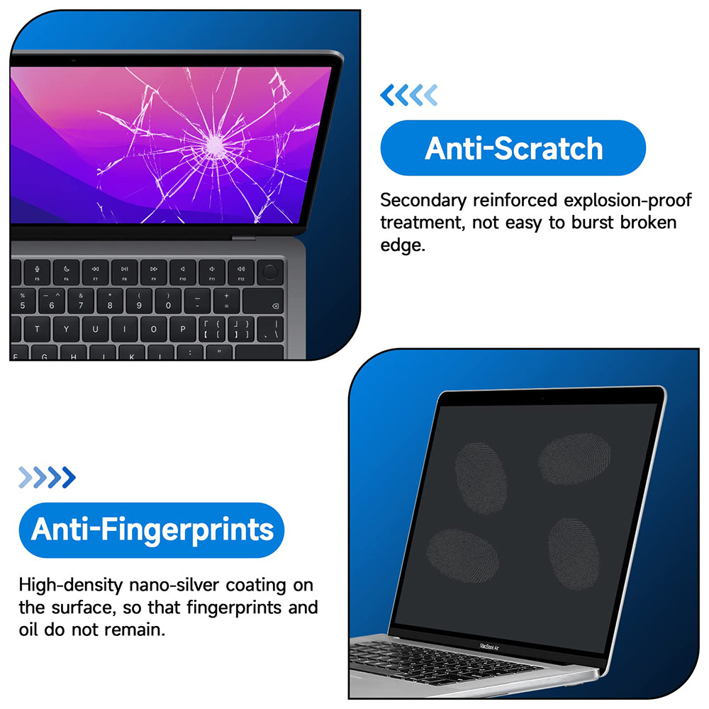 Techsuit - VisionProX Anti-Blue Light - MacBook Pro 13" (2016/2018/2019/2020/2022) - Matte Clear