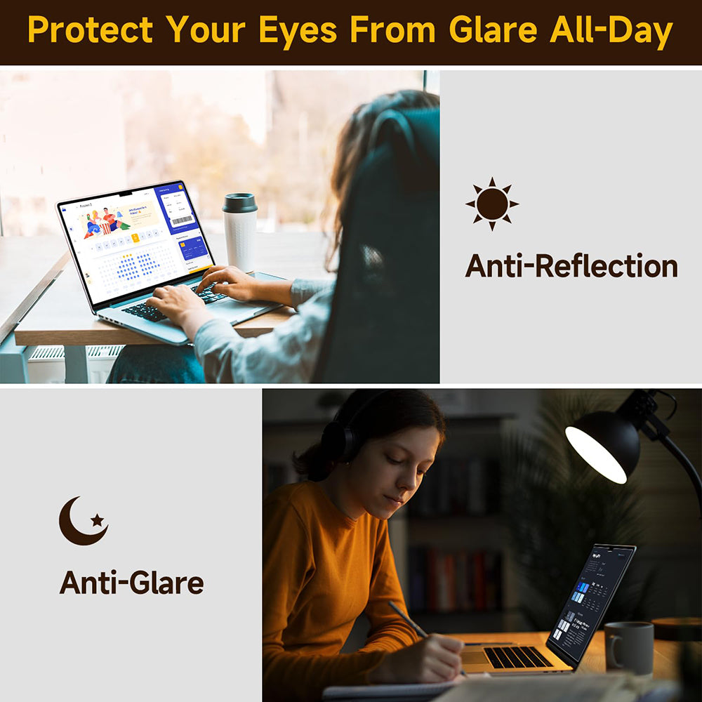 Techsuit - VisionProX Anti-Blue Light - MacBook Air 15" (2023 / 2024) - Matte Clear