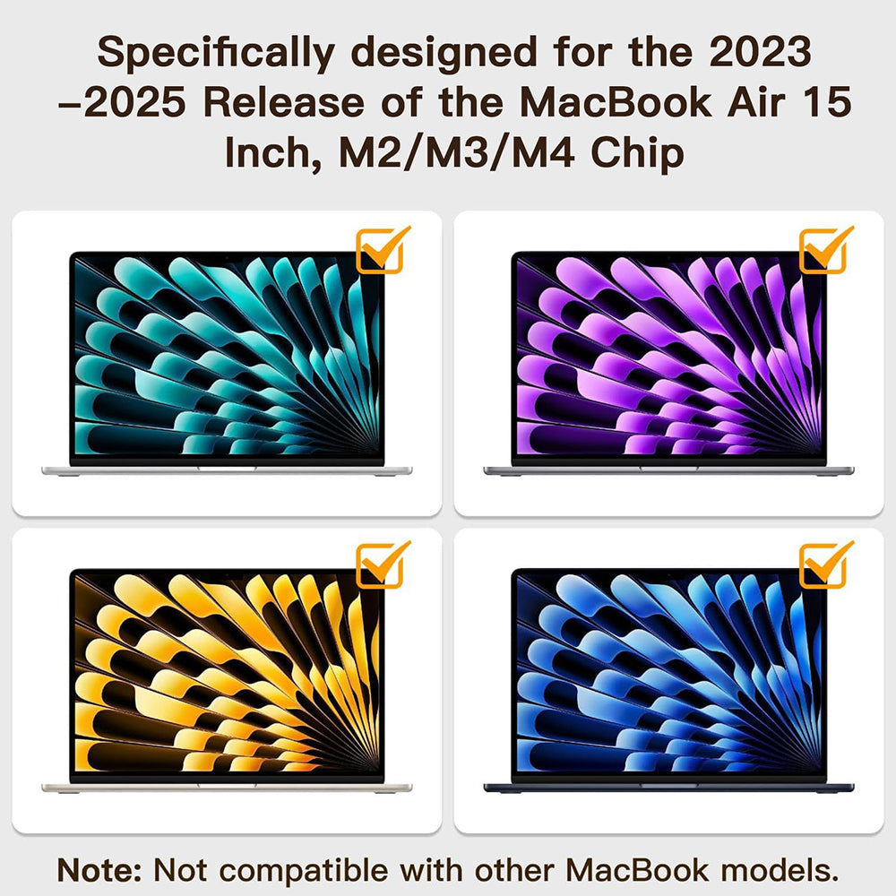 Techsuit - VisionProX Anti-Blue Light - MacBook Air 15" (2023 / 2024) - Matte Clear