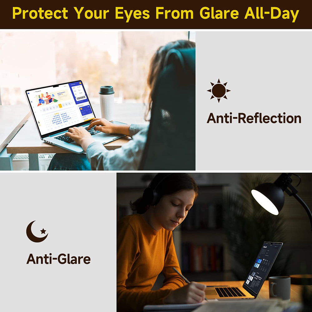 Techsuit - VisionProX Anti-Blue Light - MacBook Air 13" (2025 / 2026) - Matte Clear – imagine 4
