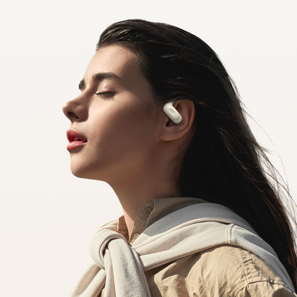 Mcdodo - OWS Wireless Earbuds Air O2 Series (HP-8051) - Open-Ear, Bluetooth V5.4, Ergonomic Design - Beige