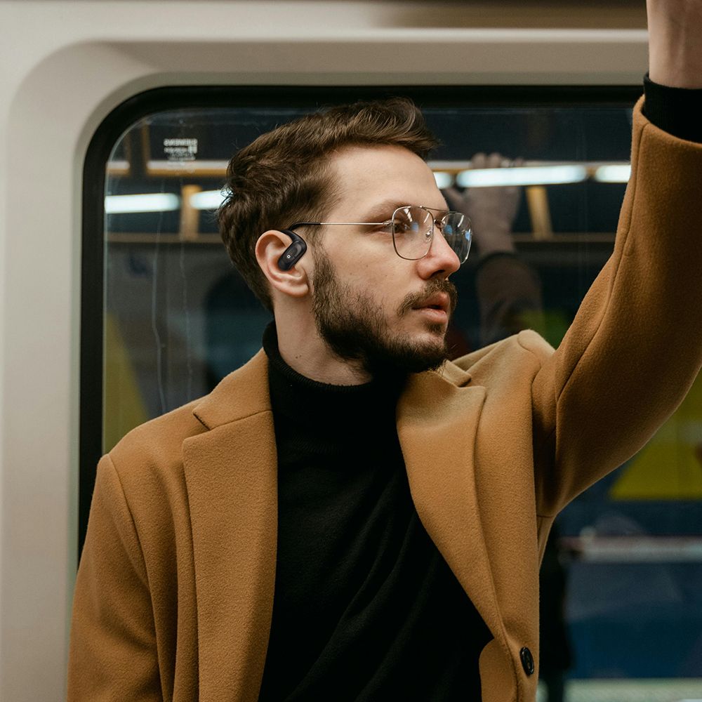 Mcdodo - OWS Wireless Earbuds Air O2 Series (HP-8050) - Open-Ear, Bluetooth V5.4, Ergonomic Design - Black